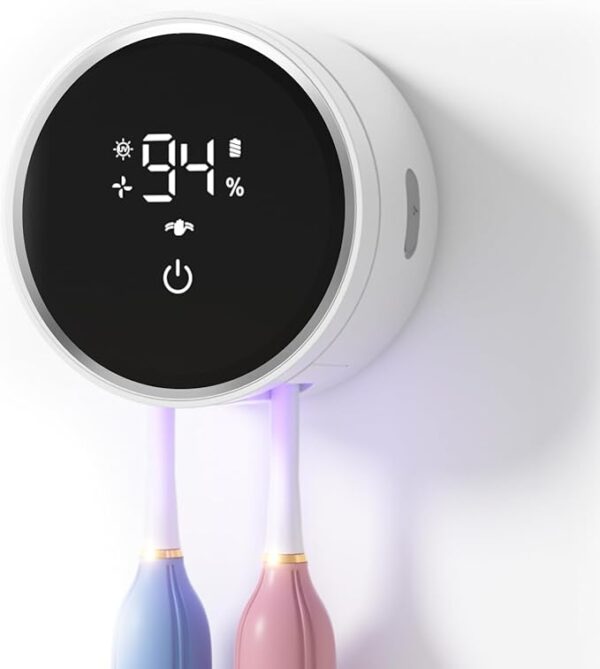 Toothbrush Sanitizer and Holder, Toothbrush Holders for Bathroom
