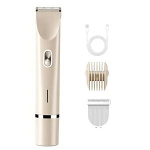 Bikini Trimmer for Women, 2 in 1 Electric Razors for Women, Dermave Bikini Shaver, IPX7 Waterproof & Easy Cleaning
