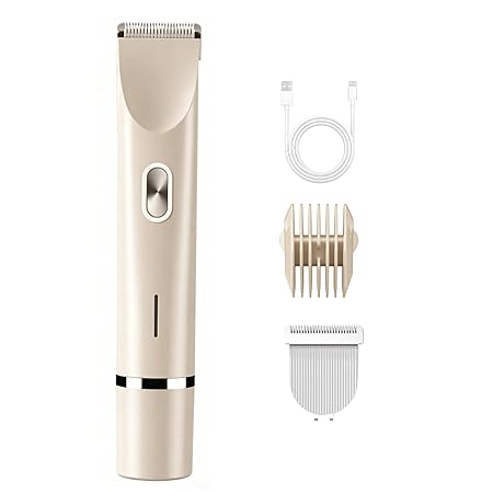 Bikini Trimmer for Women, 2 in 1 Electric Razors for Women, Dermave Bikini Shaver, IPX7 Waterproof & Easy Cleaning