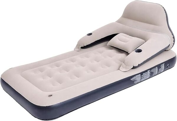 51xPPt6QEPL._AC_SX679_ Twin Size Air Mattress with Headboard and Pillows, Blow Up Bed