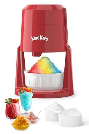 610i0edUwNL._SY500_ Professional Shaved Ice Machine: RX03 Electric Snow Cone Maker & ICEE Machine for Home, 60W Power, 120V Universal Voltage