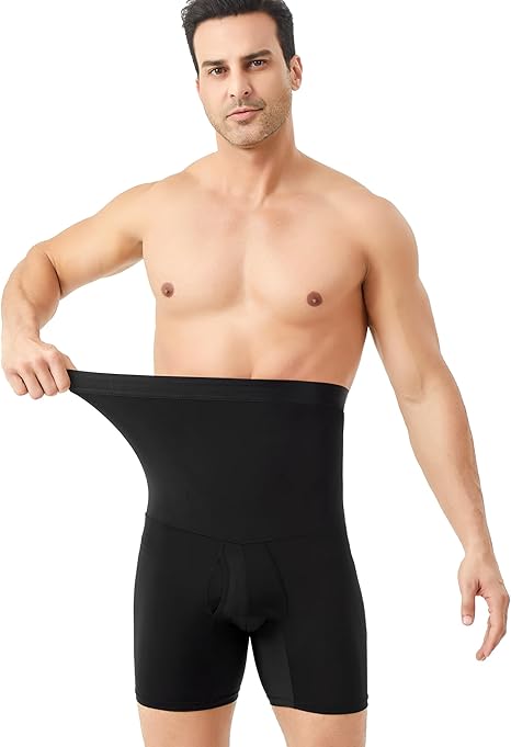 Compression Shorts Men Tummy Control Shapewear Compression Shorts - Waist Compression for Men