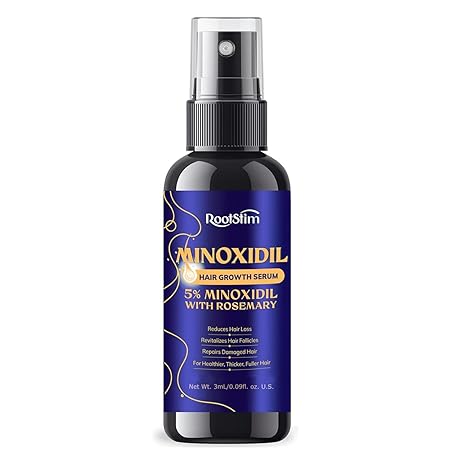 Minoxidil Hair Regrowth – Stops Hair Loss 0.09 FL OZ
