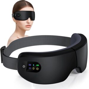 Eye Massager with Heat, 7 Heating and Vibration Modes, Eye Mask, Birthday Gifts for Women, Men, Friend, Mom and Dad, Sleep Mask for Relax