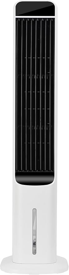 34" Portable Air Conditioner, Evaporative Air Cooler, Cooling Fans That Blow Cold Air, Remote, 12H Timer, 4 Ice Packs, Dual Water Tank