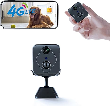4G Surveillance Camera, Security Camera, 2K HD Indoor/Outdoor Security Camera