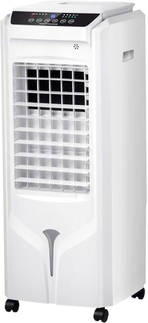 61RN0vBxJCL._AC_SY879_ Uthfy Evaporative Air Cooler with 4 Modes, 3 Speed, 4 Gal Water Tank, 30" Swamp Cooler with 4 Ice Packs, 120° Oscillation, Remote, 12 H Timer, Portable Air Conditioner for Large Room, Office