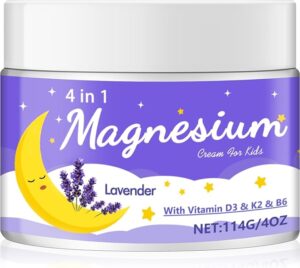 Magnesium Lotion for Kids, Magnesium Cream for Babies, Reduces Pre-Bed Anxiety & Extends Sleep Duration