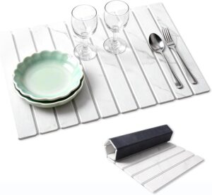 Stone Dish Drying Mat for Kitchen Counter