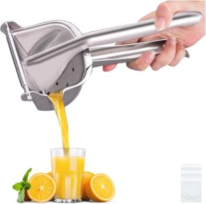 61iQb9niDKL._AC_SX679_ Real Stainless Steel Lemon Squeezer Citrus Juicer Hand Press Heavy Duty Manual Squeeze Juice Extractor Maker Orange Lime Grapefruit Presser