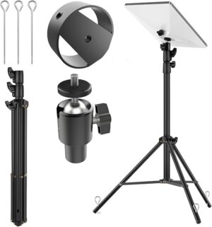 Starlink Mini Tripod, Starlink Mount with 360° Gimbal， All-Terrain Dish Stand Kit for Starlink Mini (RV,Camping, Hiking, Job Sites)