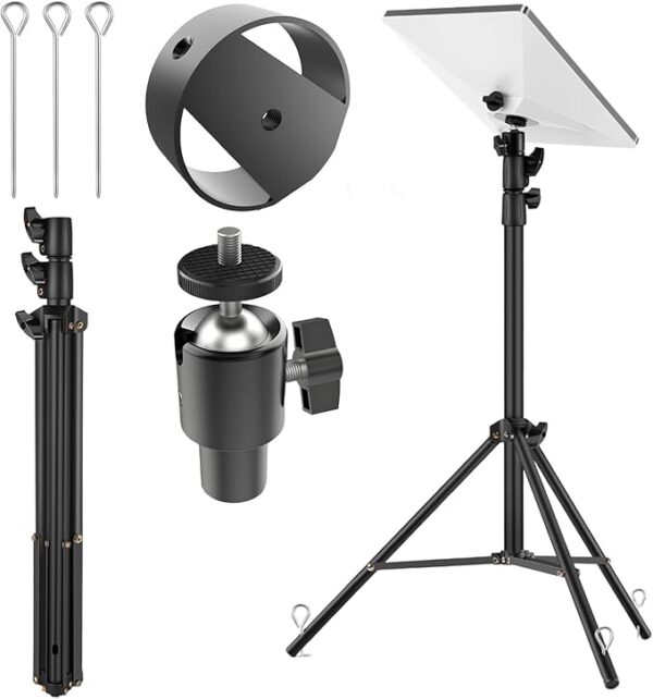 Starlink Mini Tripod, Starlink Mount with 360° Gimbal， All-Terrain Dish Stand Kit for Starlink Mini (RV,Camping, Hiking, Job Sites)