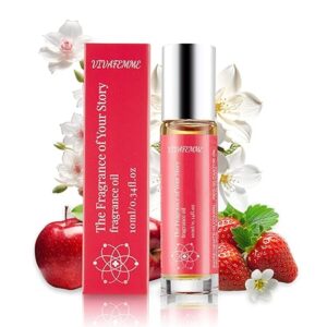 Pheromones Perfumes for Women, Long Lasting Roll On Perfume Oil, Travel Size to Amplify Your Charm and Boost Social Interactions