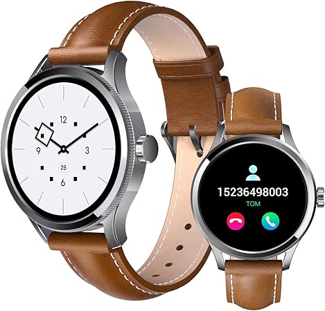 Smart Watch for Women Men(Answer/Make Calls), 1.27" HD Touch Screen Fitness Watch with Sleep Heart Rate Monitor