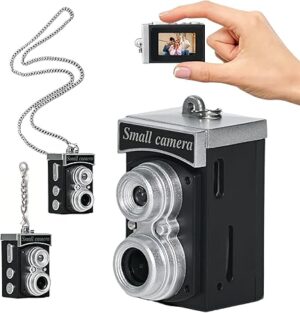 1080P HD Keychain Camera with 1.14” Display - Portable Mini Camcorder, Long Battery Life & 64GB Card Included for Travel Vlog, Night Shots, Everyday Recording