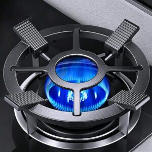 Cast Iron Gas Stove Wok Ring & Reducer Set (New Upgrade) – Universal Fit for 4 & 5 Claw Burners