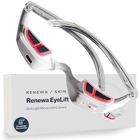Under-Eye Beauty Tool with Gentle Light | Skincare Tool for Refreshing, Brightening and Radiant-Looking Skin | At-Home Self-Care Facial Tool for Smoother-Looking Eyes