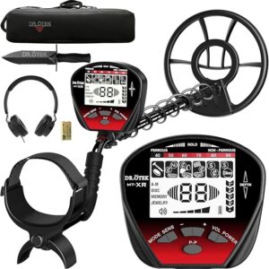 Metal Detector for Adults, Professional Metal Detectors Waterproof with 10" IP68 Coil
