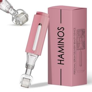 Derma roller 0.25 mm with Reservoir for Lips, Skin, Hair, Wrinkles, Stretch Marks, Hyperpigmentation INSTANT SERUM APPLICATION, 105 Titanium Needles