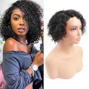 Riverwood Pixie Cut 8 Inch Short Curly Wigs Human Hair for Black Women