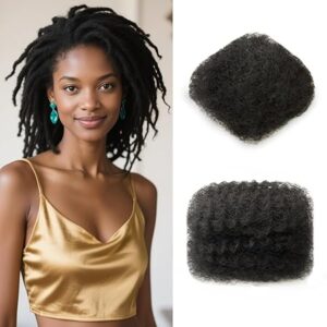 Afro Kinkys Bulk Human Hair For Braiding Afro Kinky-Curly 100% Human Hair Bulk For Mini Twist Hair