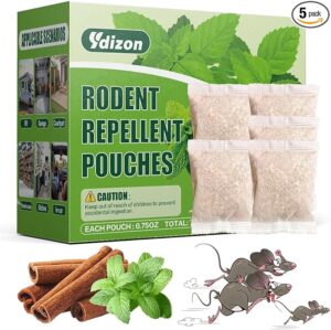 Natural Scent-Based Rodent Deterrent for Indoor & Outdoor Use