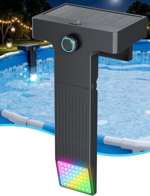 Solar Pool Light Only for Metal Frame Above Ground Pools