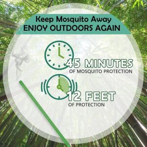 Citronella Mosquito Repellent Incense Sticks, Deet Free Mosquito Barrier for Patio, Camping, Fishing