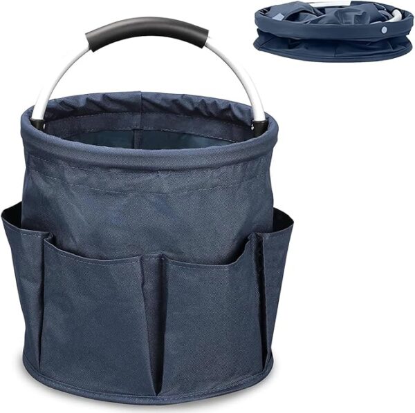 17L Foldable Cleaning Caddy with Handle