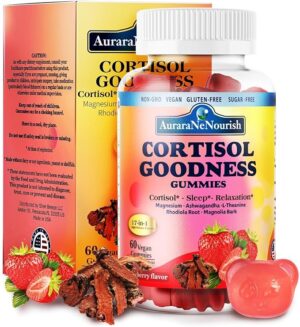 81SKjFlpgaL._AC_SX679_ Cortisol Supplements for Hormone Harmony, 17-in-1 Cortisol Gummies for Women & Men Cortisol Reducer with Ashwagandha