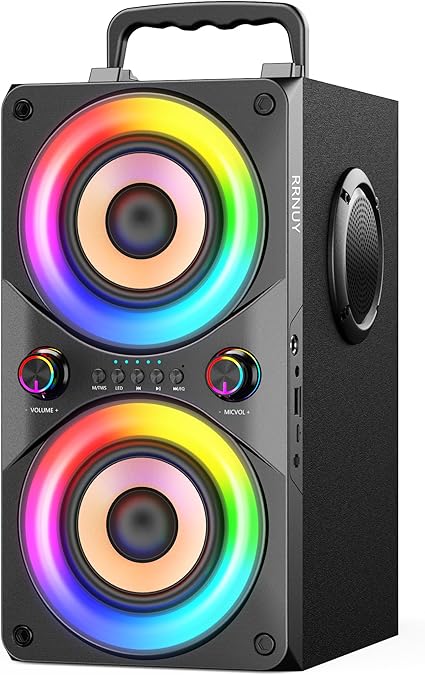 81n5I9OFTQL._AC_SX425_ Bluetooth Speaker 100W Portable Big Powerful Deep Bass Loud Sound Wireless Boombox with Subwoofer TWS LED Lights