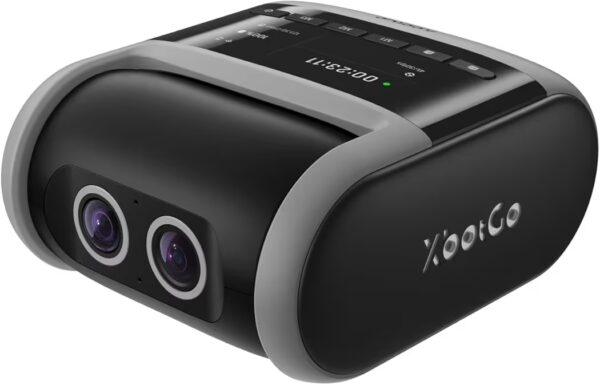 XbotGo Falcon All-in-One AI Action Camera, 4K Auto Tracking Sport Camera for Soccer, Basketball & Football, Dual-Lens Team Sports Recorder with Live Streaming, No Subscription Required (Shadow Grey)