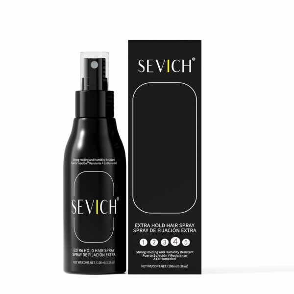 Extra Hold Hair Spray,Level 4 Strong Hold Humidity Resistant Hairspray for Men & Women,Lightweight Texture & Shaping Effect,Refreshing & Non-sticky,100ml