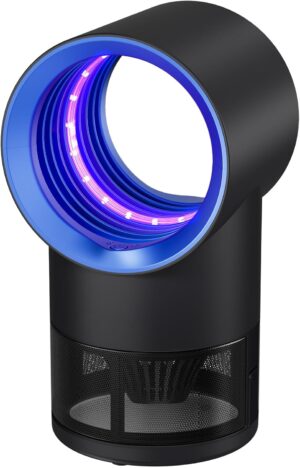 Fruit Fly Trap for Indoors, Fly Traps for Home Gnat Traps House Indoor, Indoor Insect Trap with Timer, Pack of 10 Refills (Blue)
