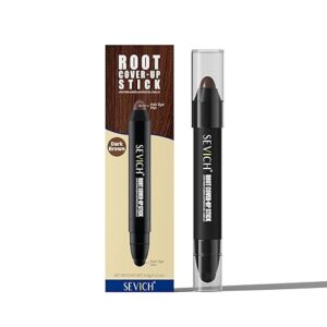 61e35X5C6QL._SX466_ Sevich Root Cover Up Stick - Instant Grey Hair Coverage Touch Up, Root Touch Up Hair Color, Natural Concealer for Hairline, Roots & Sides for Women & Men, Plant-based,48H Makeup Lasting,Dark Brown