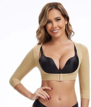 Arm Shaper for Women Compression Sleeves Upper Flabby Arm Slimmer Posture Corrector Post Surgery Shapewear Top