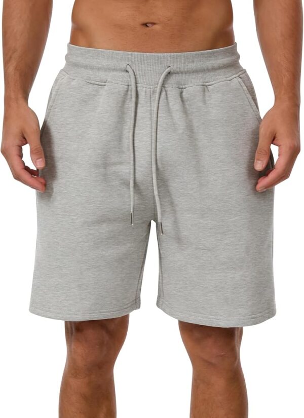 71Ram612QcL._AC_UY1000_ Men's Fleece Baggy Sweatpants Wide Leg Barrel Sweat Pants Lounge Athletic Gym Pants