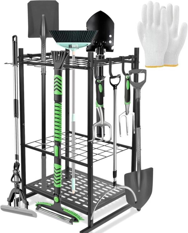 Garden Tool Holder Standing with 35 Slots